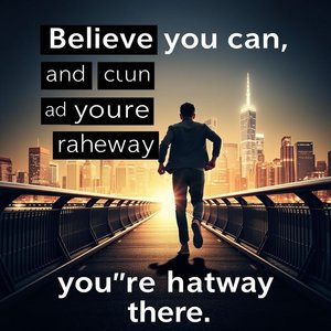 Aprende Inglés con Éxito: El Poder de "Believe you can and you're halfway there."