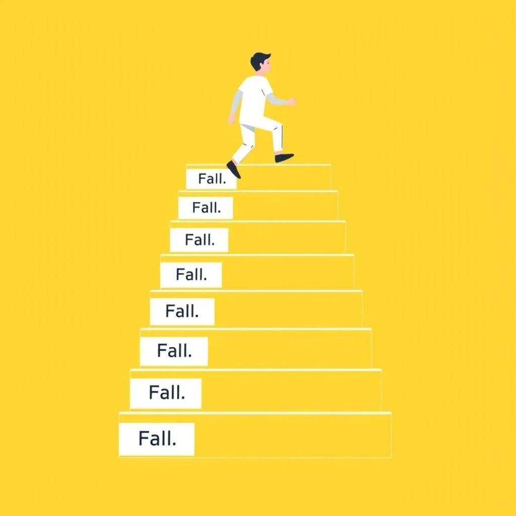 Cair Sete Vezes e Levantar-se Oito: Aprenda Inglês com Fall Seven Times and Stand Up Eight