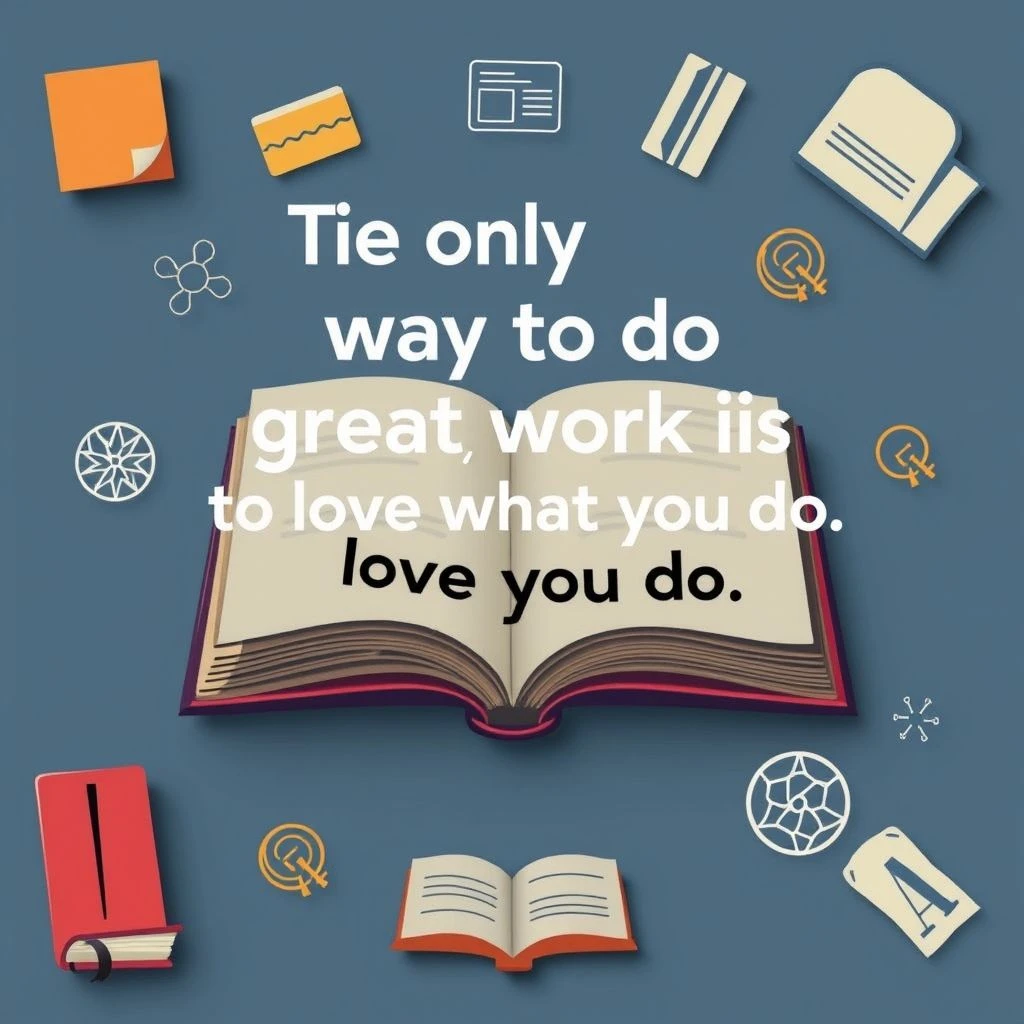 Desbloqueie Seu Potencial: Aprenda Inglês com 'The only way to do great work is to love what you do'