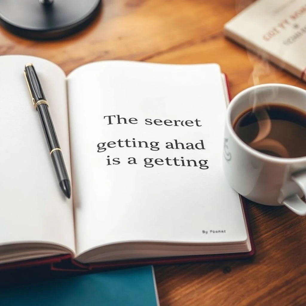 Desbloqueie Seu Inglês: "The secret of getting ahead is getting started" Explicado