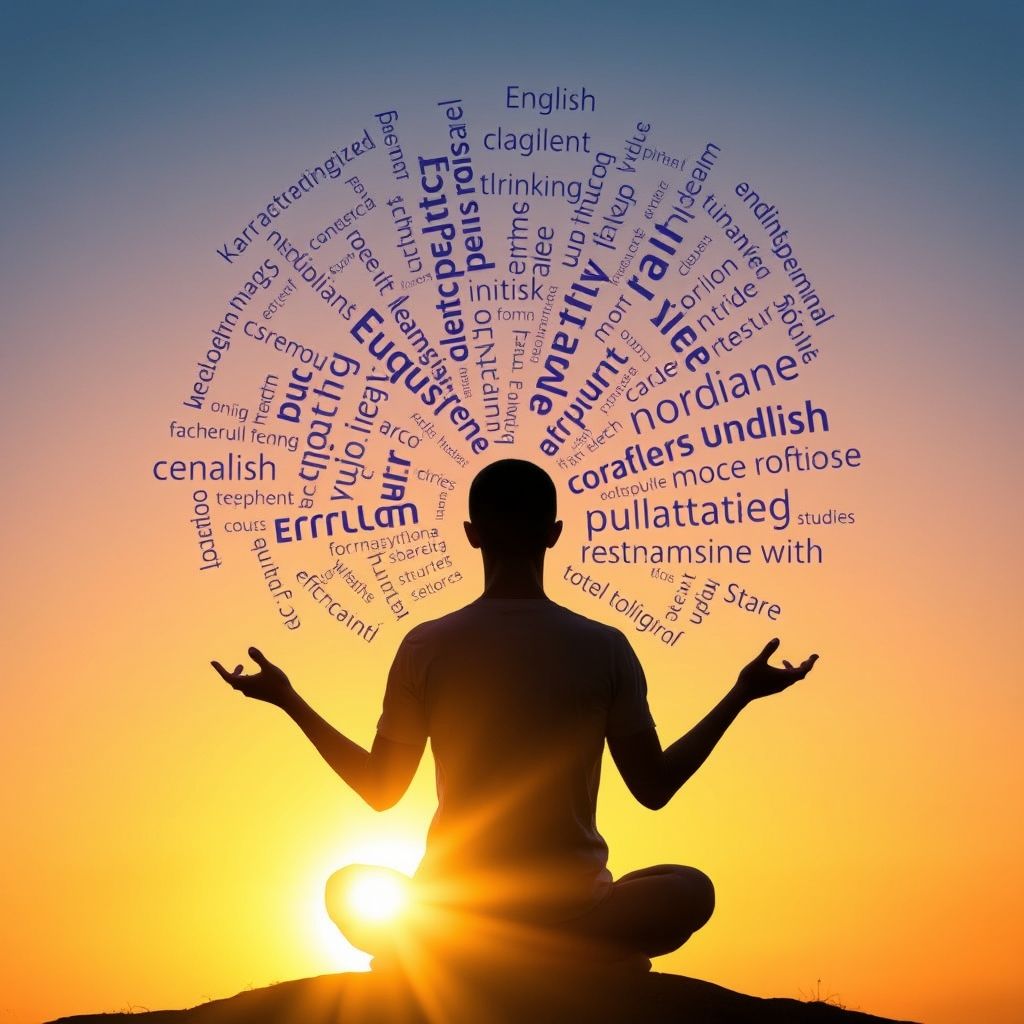 Domina Tu Mentalidad: Aprende Inglés con The Mind is Everything. What You Think You Become.