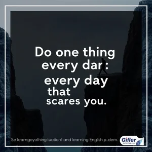 Domine Inglês com "Do one thing every day that scares you": Vocabulário, Gramática e Prática