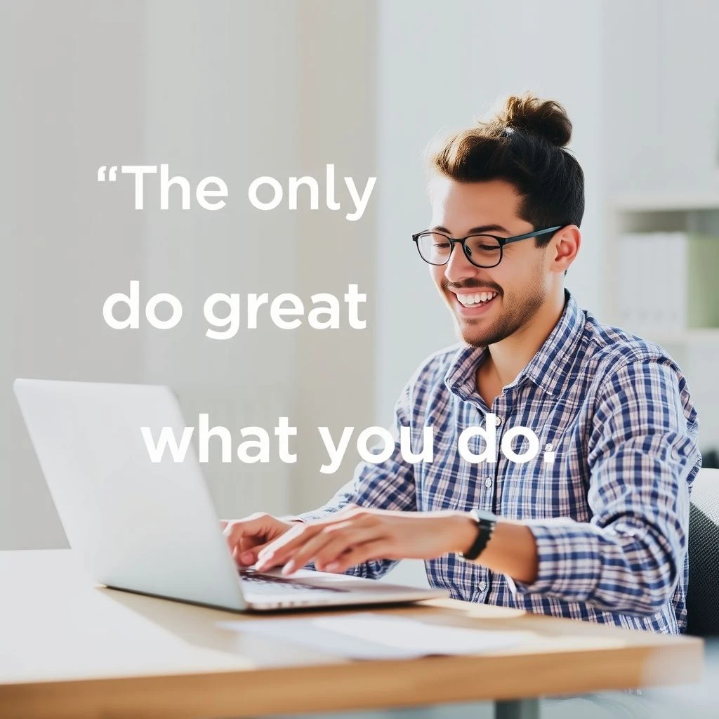 Giải phóng Tiềm năng: Học Tiếng Anh qua "The only way to do great work is to love what you do"