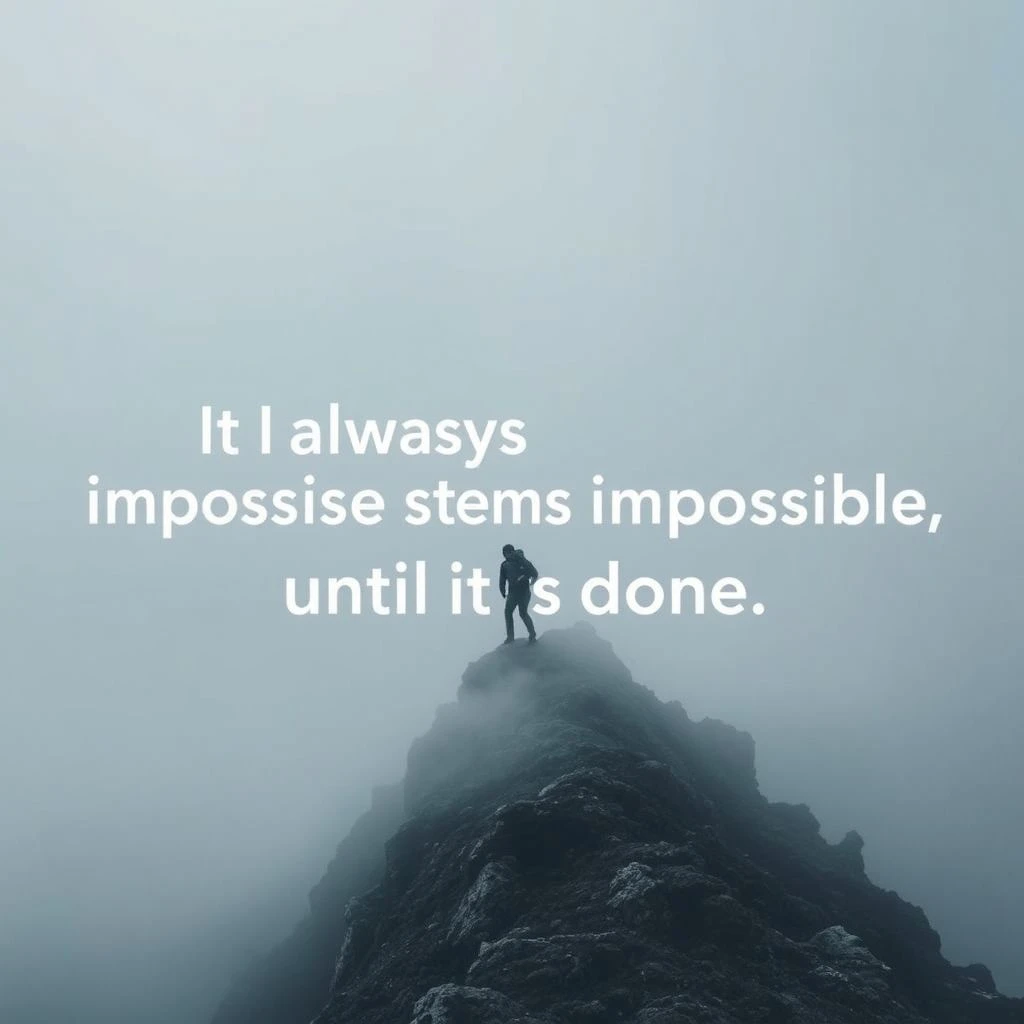 It Always Seems Impossible Until It's Done: Aprendendo Inglês Através da Perseverança