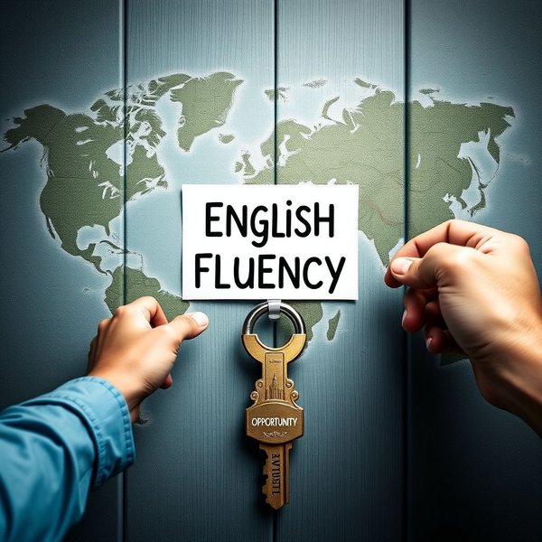 Unlocking English Fluency with "Opportunities don't happen. You create them."