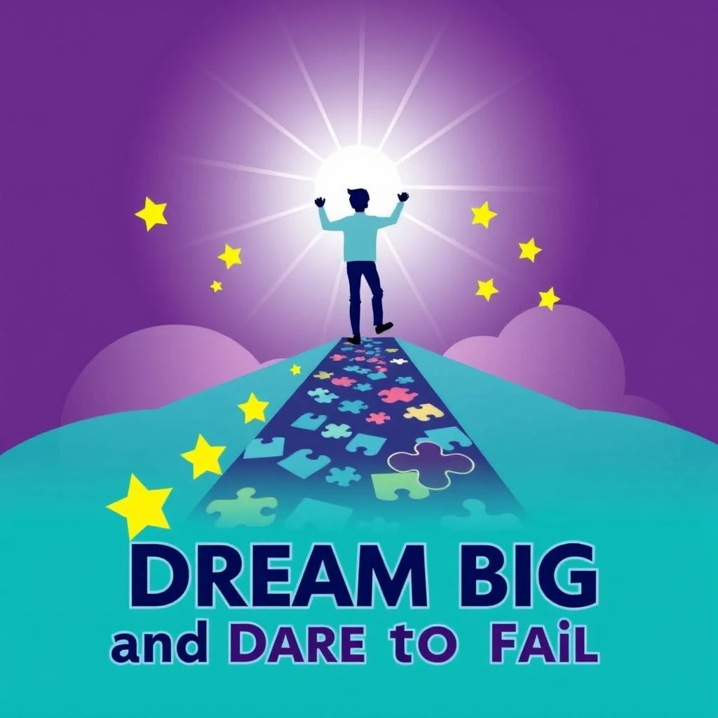 Motivação para Aprender Inglês Dream Big and Dare to Fail