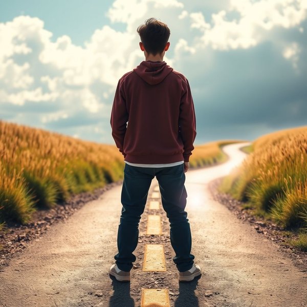 Representación visual de la transformación personal enfatizada por la cita "What you get by achieving your goals is not as important as what you become by achieving your goals"