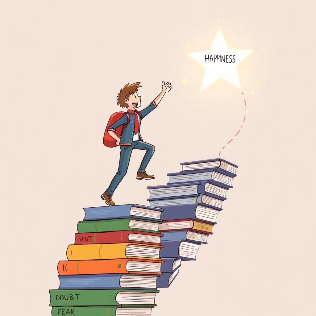 Aprenda a Valorizar-se, o Que Significa: Lute Pela Sua Felicidade – Um Guia para Estudantes de Inglês com Learn to value yourself, which means: fight for your happiness.