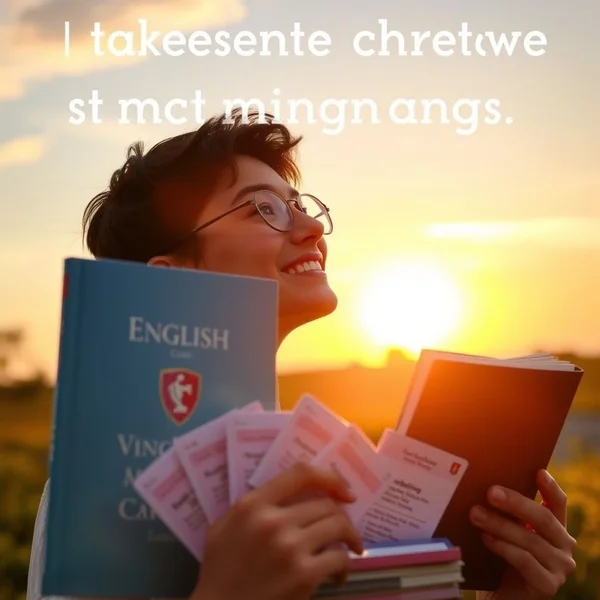 Desbloqueando o Inglês com a citação "Happiness is a state of mind. It's just according to the way you look at things."