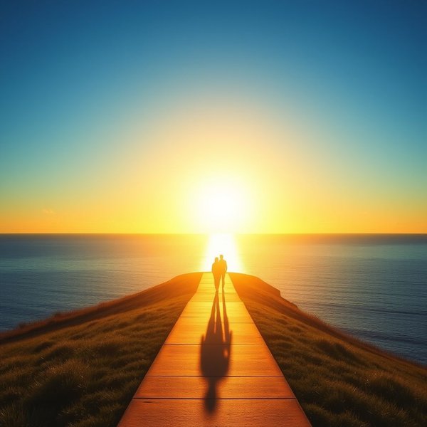 Image: A serene landscape representing the journey to seek happiness, overlaid with the quote "The very purpose of life is to seek happiness."