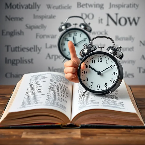 Compreendendo a poderosa citação em inglês: Sometimes later becomes never. Do it now.