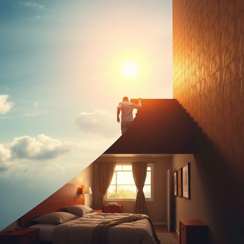 Domine Inglês com 'Wake up with determination. Go to bed with satisfaction.'