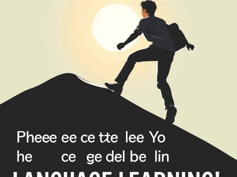 Image: A winding path with someone getting up, symbolizing Fall seven times and stand up eight.