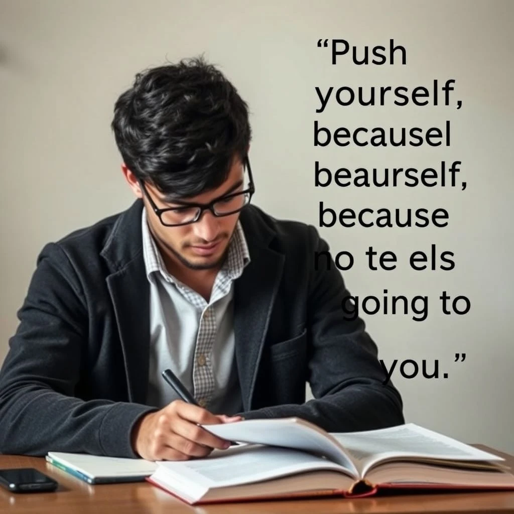Làm Chủ Tiếng Anh Bằng Động Lực: Push yourself, because no one else is going to do it for you.