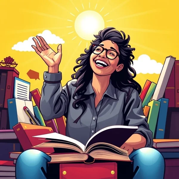 Người trông có vẻ mãn nguyện, minh họa câu nói "Most folks are about as happy as they make up their minds to be."