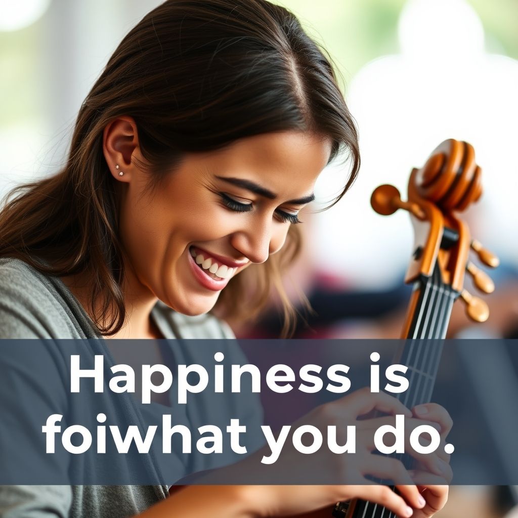Unlock English Fluency Happiness is found in doing, not merely possessing