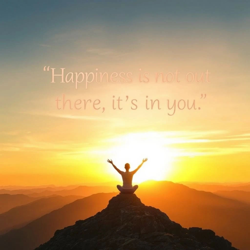 Desbloquea tu inglés con "Happiness is not out there, it's in you.": Guía completa