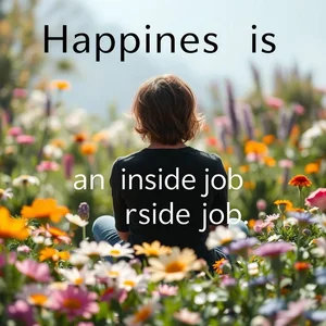 Desbloquea Tu Potencial: Aprende Inglés con "Happiness is an inside job."