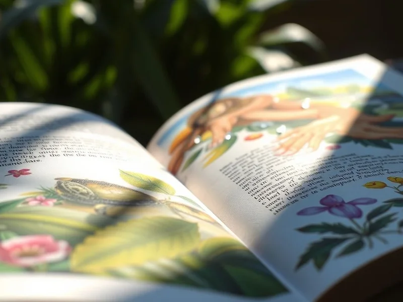 Imagen de una serena escena natural, que representa el momento presente, con el texto superpuesto: "The present moment is filled with joy and happiness. If you are attentive, you will see it."