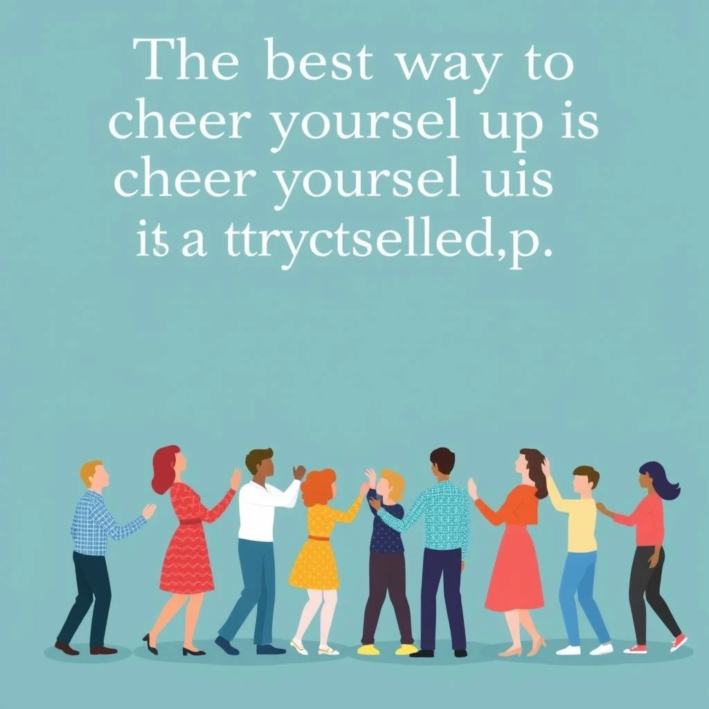Desbloqueando o Inglês com The best way to cheer yourself up is to try to cheer somebody else up.: Vocabulário, Gramática e Prática