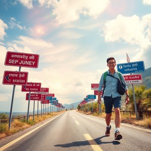Desbloqueando el inglés: 'Happiness is not a destination, it's a way of life' para estudiantes
