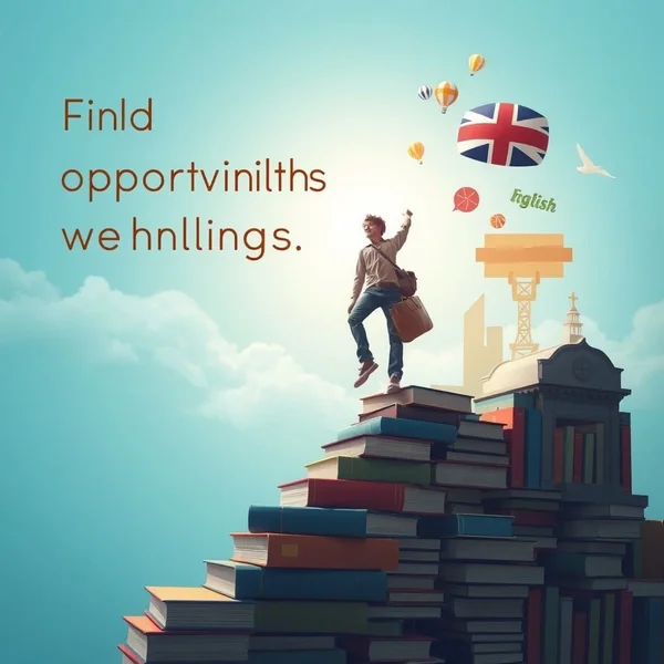 Título da imagem: In the middle of difficulty lies opportunity. Usando ditados famosos para aprender inglês.