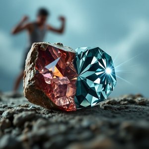 Dominando el inglés: "A gem cannot be polished without friction, nor a man perfected without trials"
