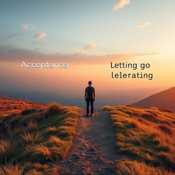 "The key to being happy is knowing you have the power to choose what to accept and what to let go." - Một biểu hiện trực quan về sự lựa chọn và thanh thản
