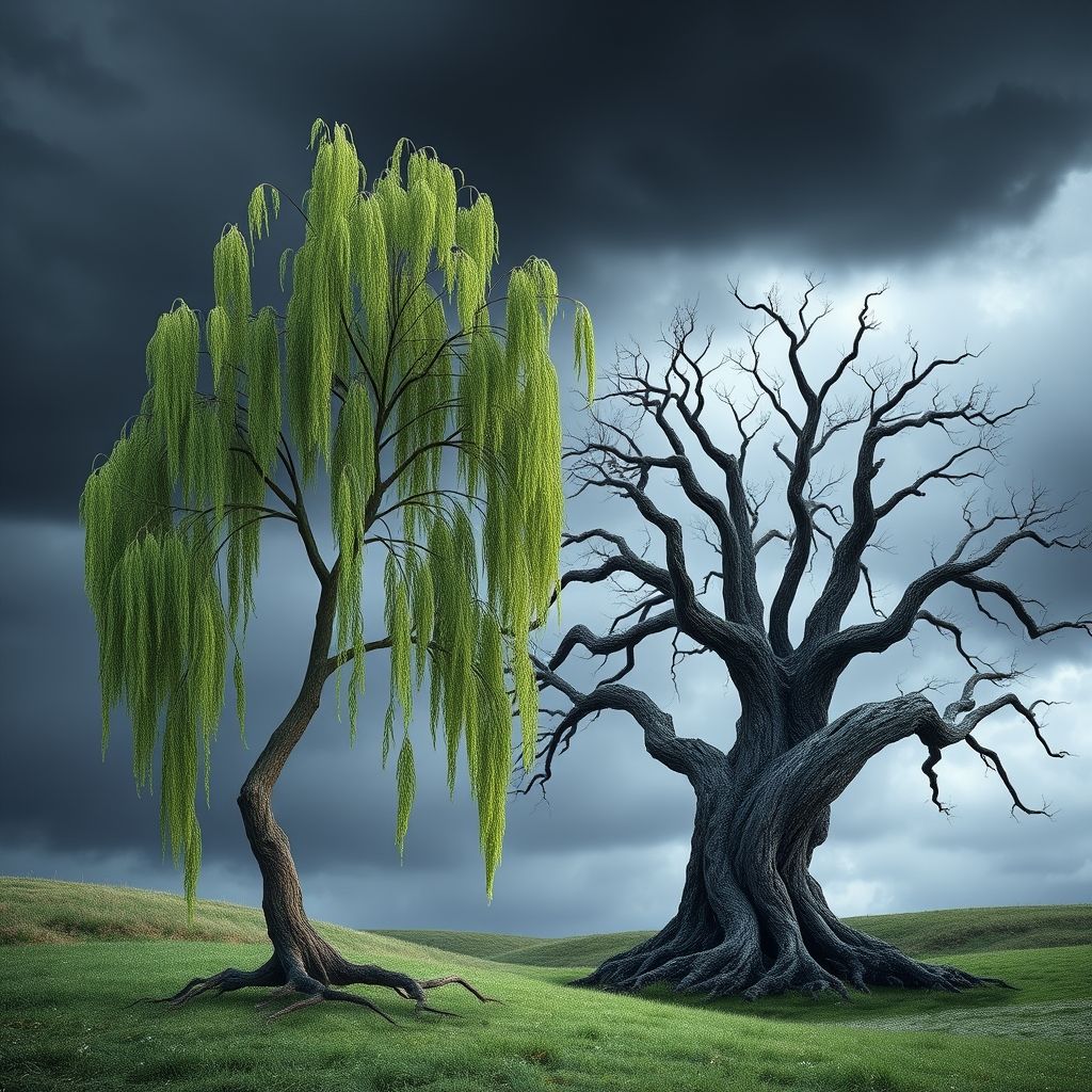 The Oak and The Willow: Wisdom for English Learners