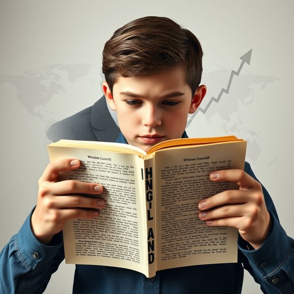 Aprendendo Inglês com a citação: Never give in. Never give in. Never, never, never, never—in nothing, great or small, large or petty—never give in, except to convictions of honour and good sense.