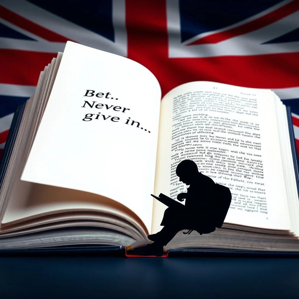 Desbloquea tu inglés con Churchill: Never give in. Vocabulario, gramática y práctica