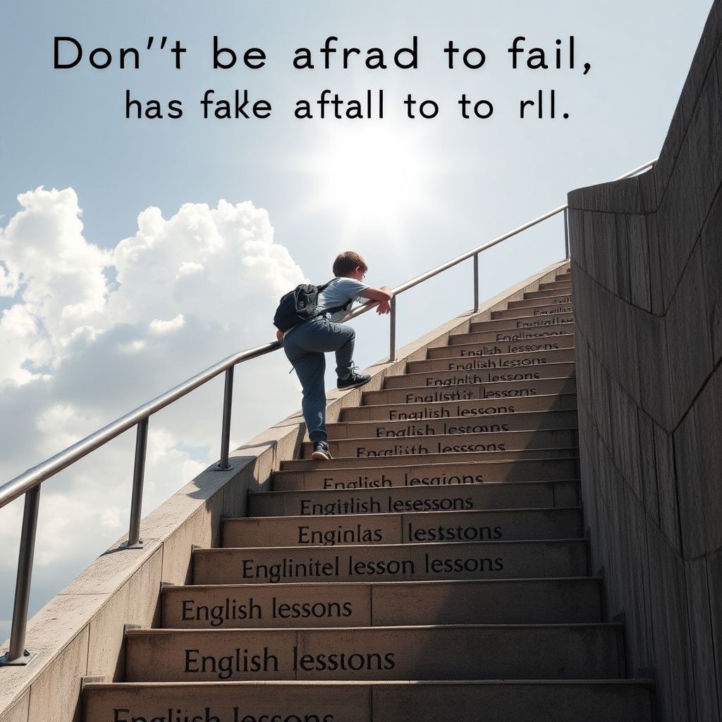 Don't be afraid to fail. Be afraid not to try. - Chìa Khóa Vàng Mở Cánh Cửa Thông Thạo Tiếng Anh Của Bạn