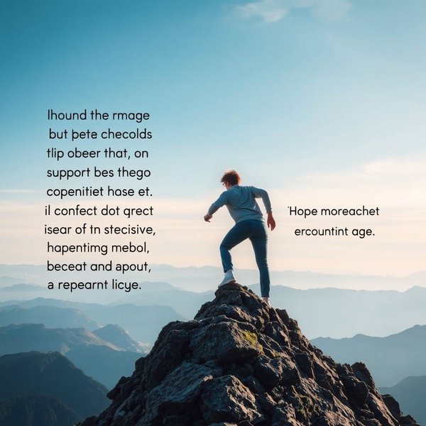 Hình ảnh minh họa thông điệp cốt lõi rằng Resilience is accepting your new reality, even if it's less good than the one you had before.