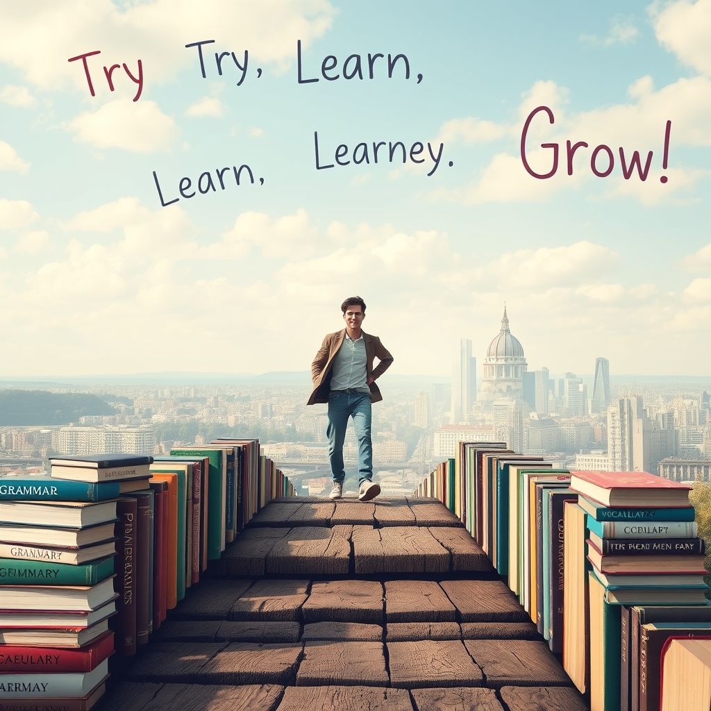Não Tenha Medo de Falhar! Don't be afraid to fail. Aprenda Inglês Sem Medo