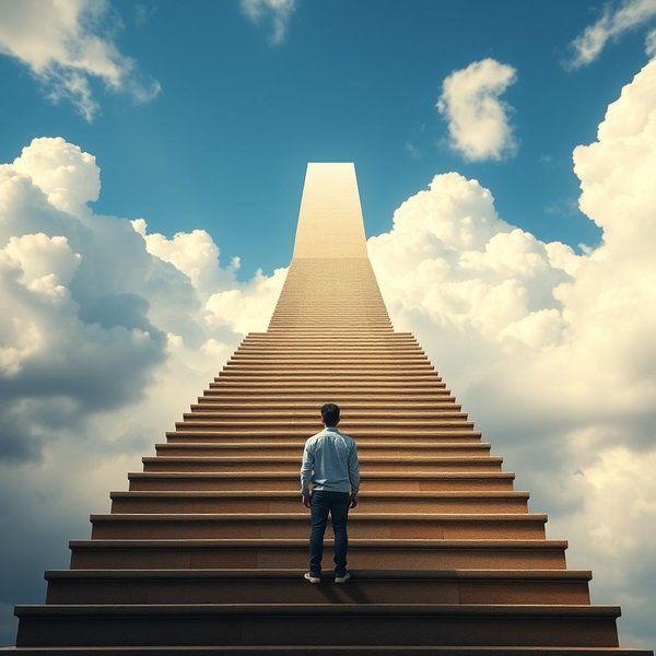 Illustration representing perseverance and exploring all options with the text "When you have exhausted all possibilities, remember this: you haven't."