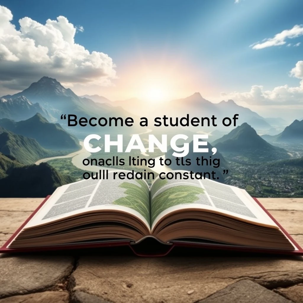 Mastering English with "Become a Student of Change": Quote & Guide