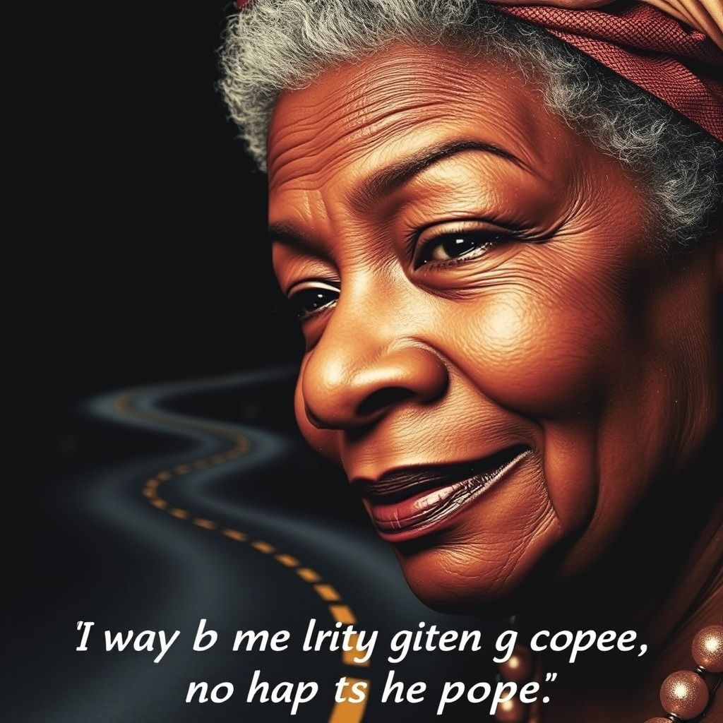 Aprende inglés con Maya Angelou: "Stepping onto a brand-new path is difficult, but not more difficult than remaining in a situation which is not nurturing to the whole woman." Vocabulario, gramática y motivación.