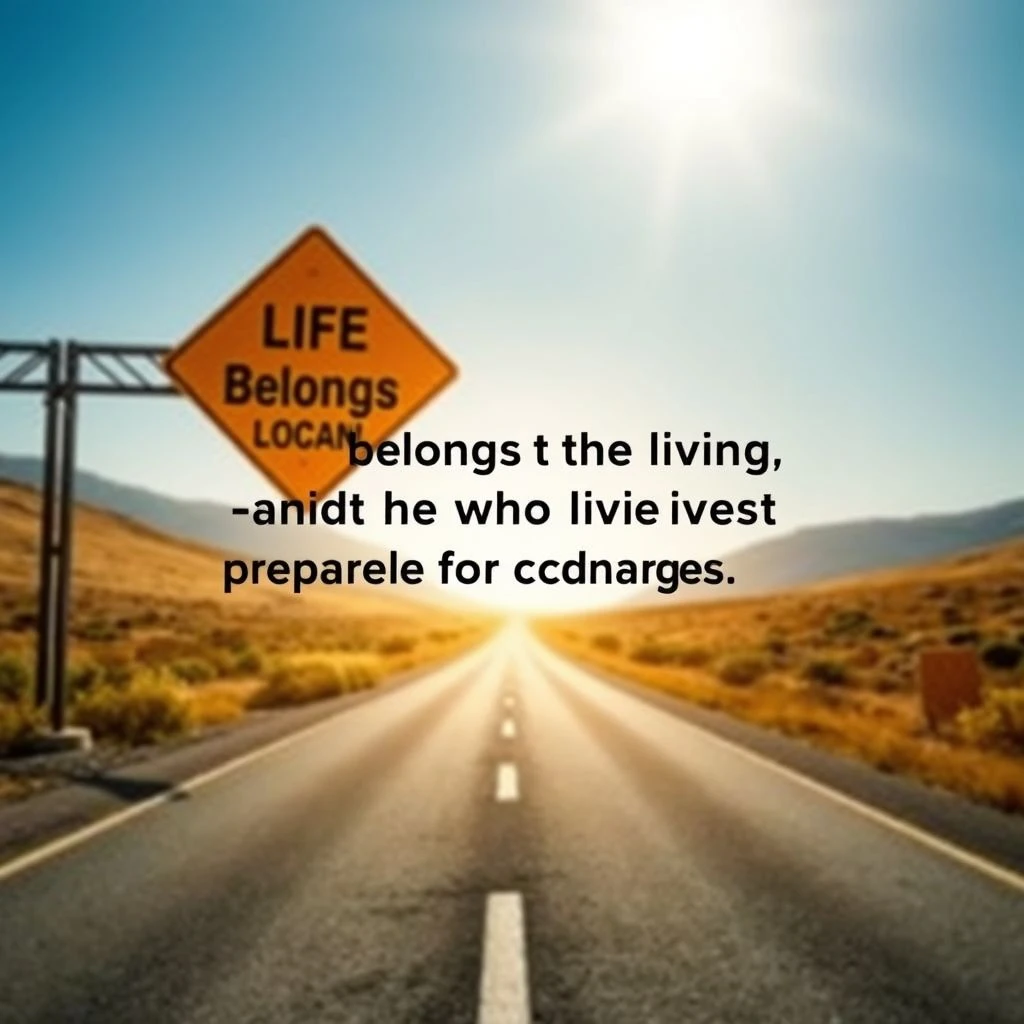 Desbloqueando a Fluência em Inglês Abrace a Mudança com 'Life belongs to the living, and he who lives must be prepared for changes'