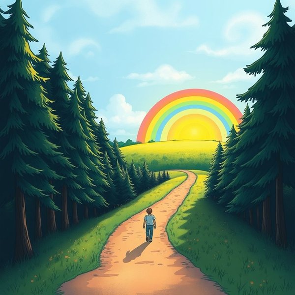 Ilustração representando a sabedoria de "Don't be afraid of change. You may lose something good, but you may gain something better."
