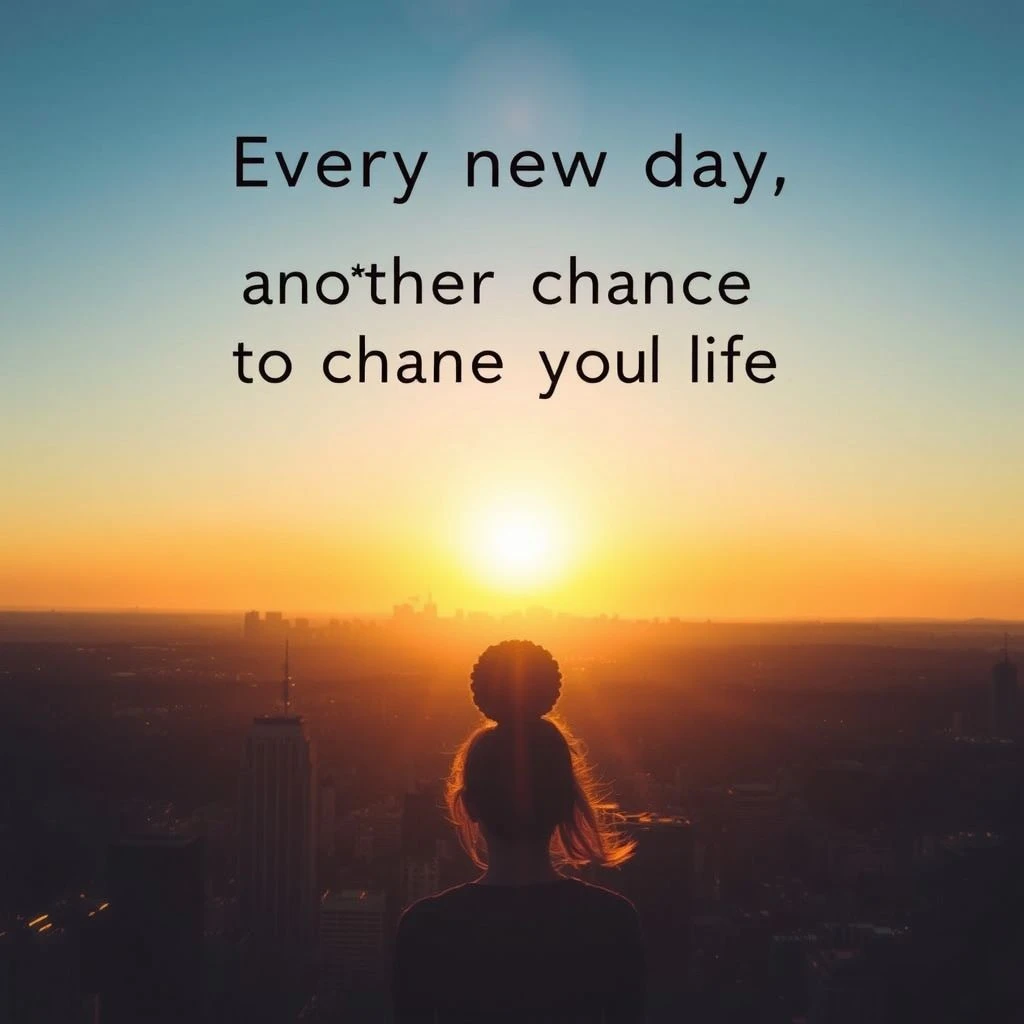 Dominando Inglês: Como 'Every new day is another chance to change your life' Transforma Seu Aprendizado