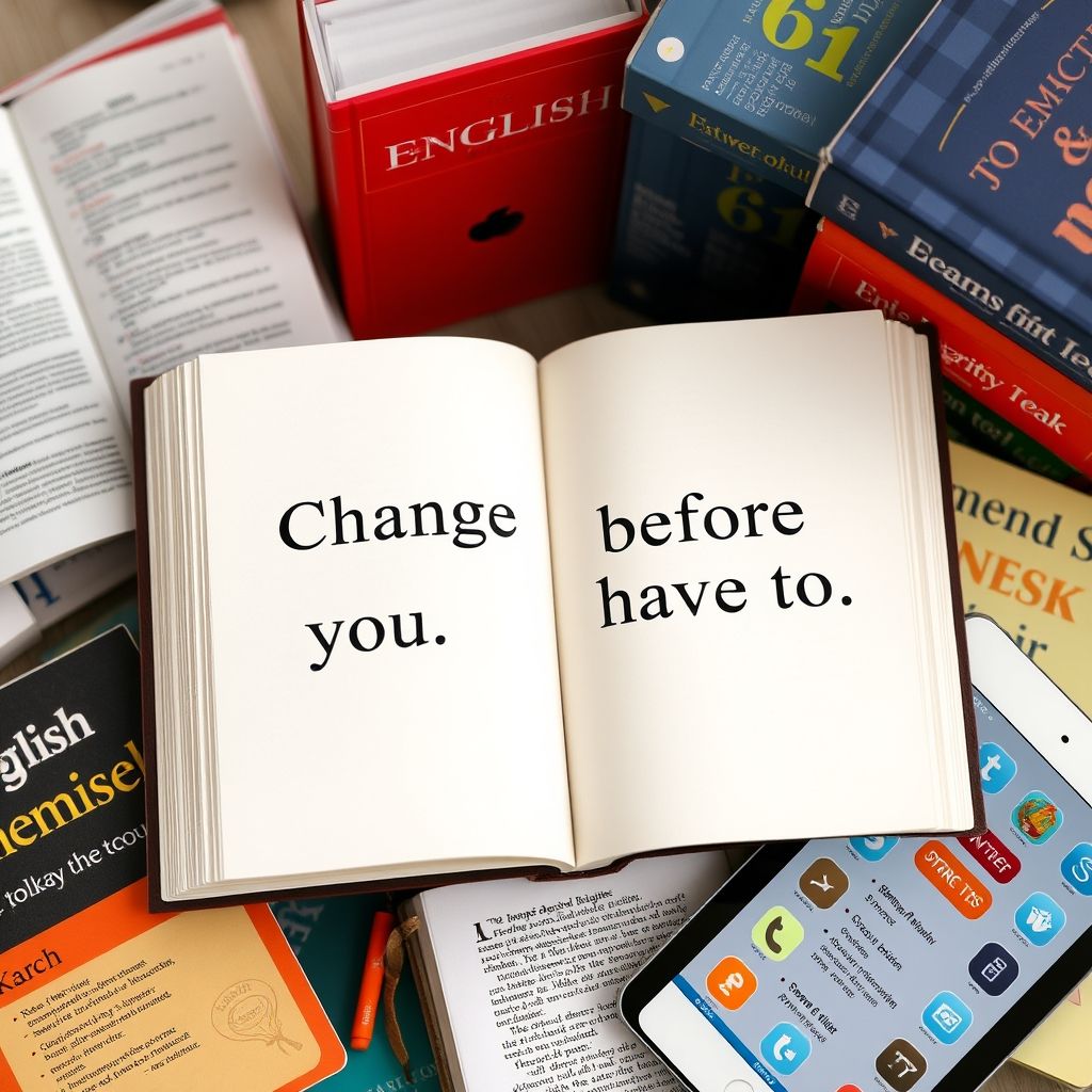 Làm Chủ Tiếng Anh: Giải Mã 'Change before you have to' - Bí Quyết Thay Đổi Chủ Động