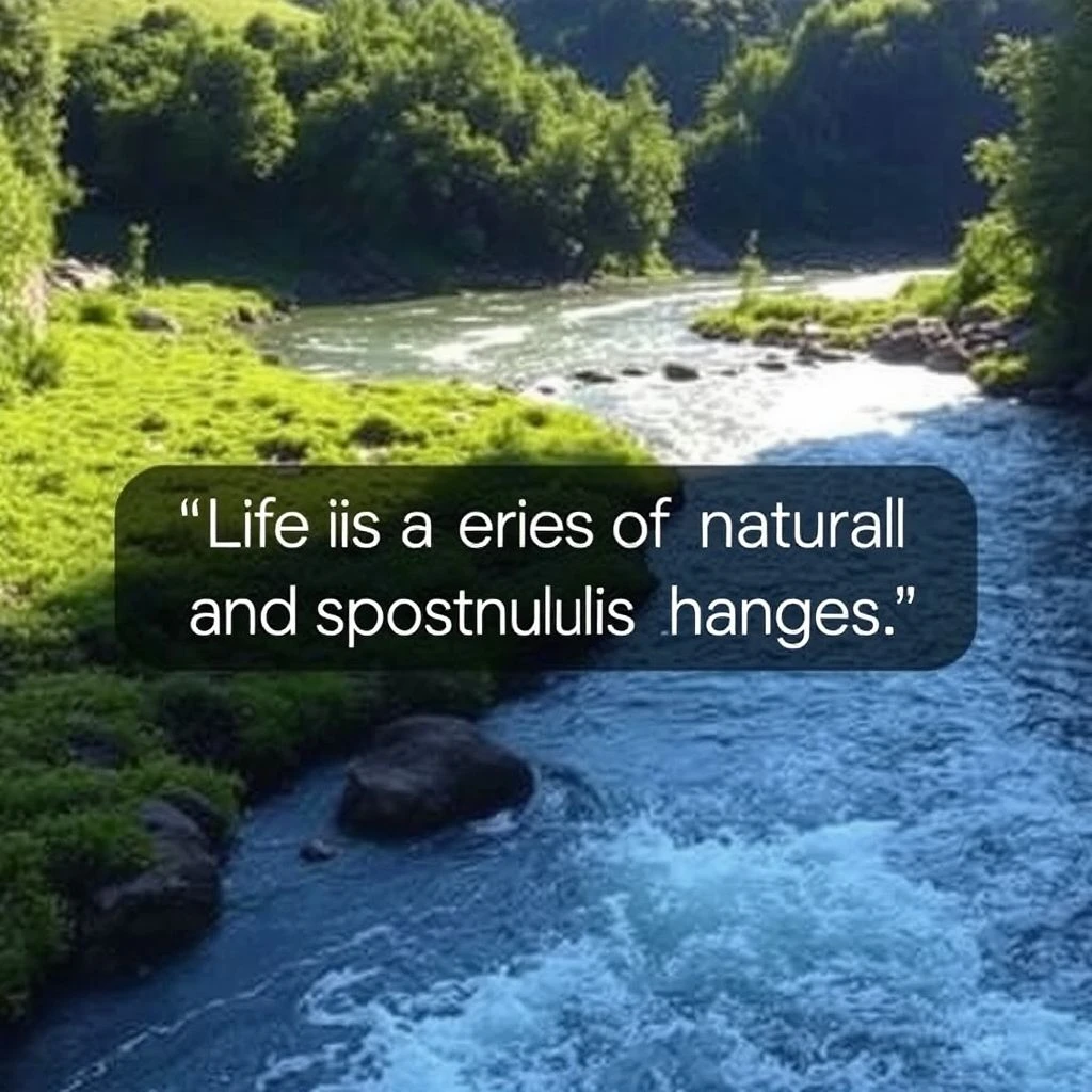 Mở Khóa Thông Thạo Tiếng Anh với "Life is a series of natural and spontaneous changes...": Ý Nghĩa, Từ Vựng & Luyện Tập